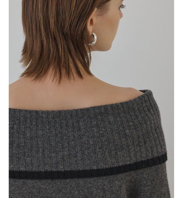 Diagram「バイカラーオフショルニットワンピース」|ワンピース|