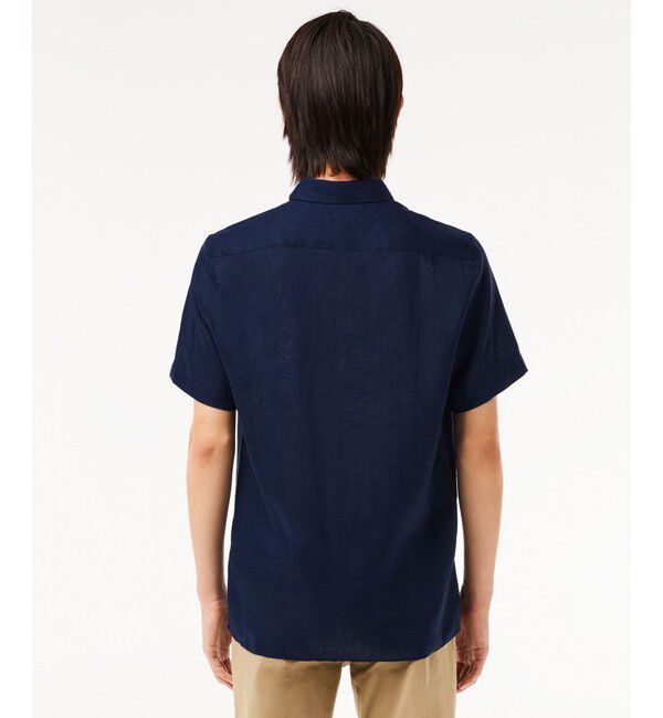 LACOSTE「リネンボタンダウンシャツ」|シャツ・ブラウス|