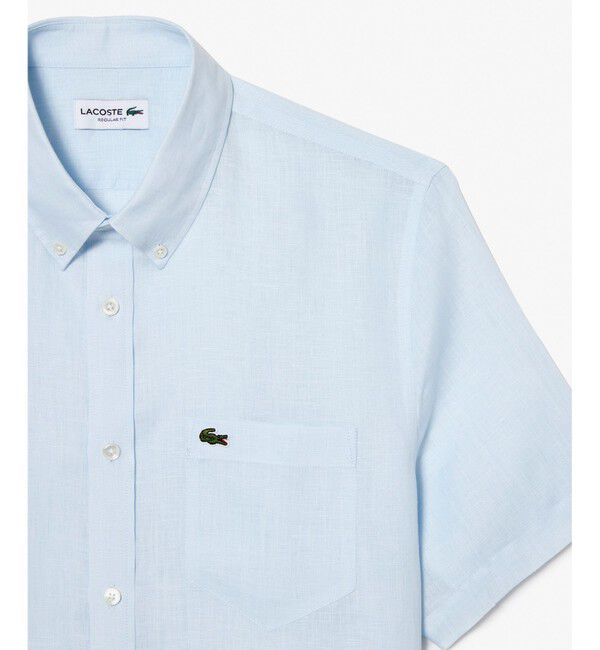 LACOSTE「リネンボタンダウンシャツ」|シャツ・ブラウス|