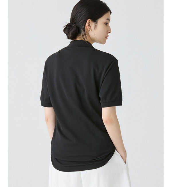 LACOSTE「通気性 イージーケア 軽量鹿の子ピケ L.12.12ライトウェイト半袖ポロシャツ」|ポロシャツ|