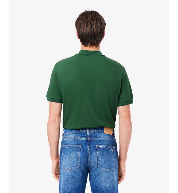 LACOSTE「通気性 イージーケア 軽量鹿の子ピケ L.12.12ライトウェイト半袖ポロシャツ」|ポロシャツ|