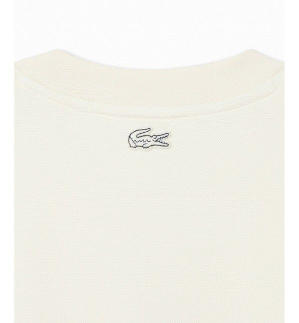 LACOSTE「トーン・オン・トーンローレルステッチダブルフェイスクルーネックスウェット」|スウェット・ジャージ|