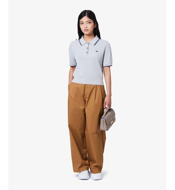 LACOSTE「コンパクトニットポロシャツ」|ポロシャツ|