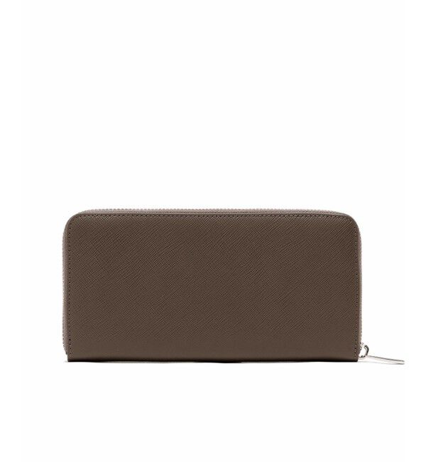 LACOSTE「エンボスレザーラウンドジップロングウォレット」|財布|