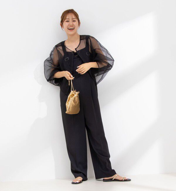 Rie Miller「ランタンスリーブシアー2WAYブラウス」|シャツ・ブラウス|