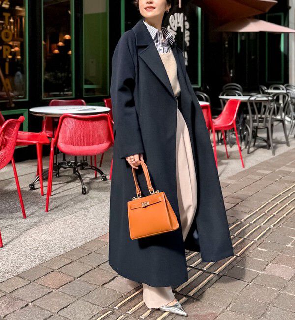 NOLLEY'S sophi「《セットアップ対応》ウール混ウォッシャブルワイドパンツ」|その他|