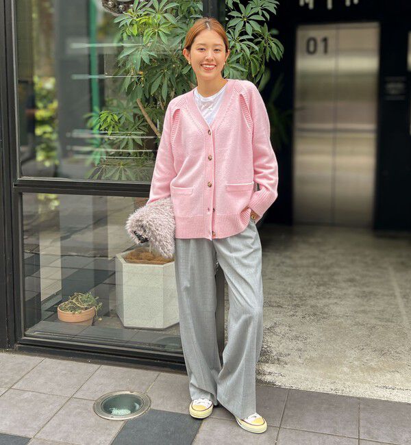 NOLLEY'S sophi「《セットアップ対応》ウール混ウォッシャブルワイドパンツ」|その他|