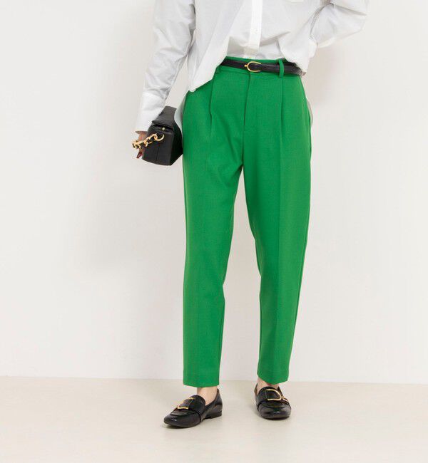 NOLLEY'S「ウォッシャブル裏起毛タックスリムパンツ」|その他|