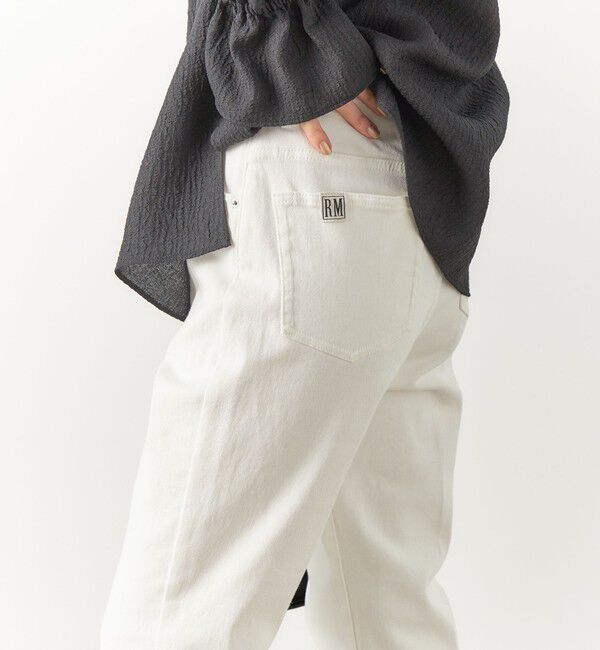 Rie Miller「【RM denim】センタープレスハイウエストデニム」|デニム|