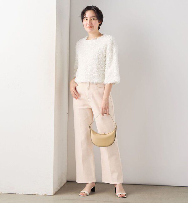 Rie Miller「【RM denim】センタープレスハイウエストデニム」|デニム|