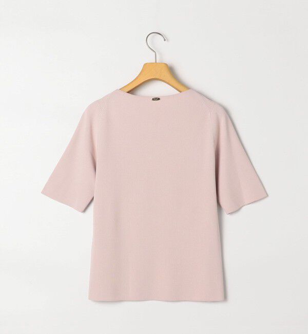 NOLLEY'S sophi「《手洗い可能》カシュクール風5分袖プルオーバーニット」|ニット・セーター|