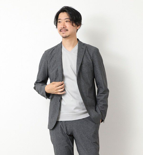 NOLLEY'S goodman「《ビジカジ対応》シルケットスムース Vネック ドレスTシャツ 25SS」|Tシャツ・カットソー|