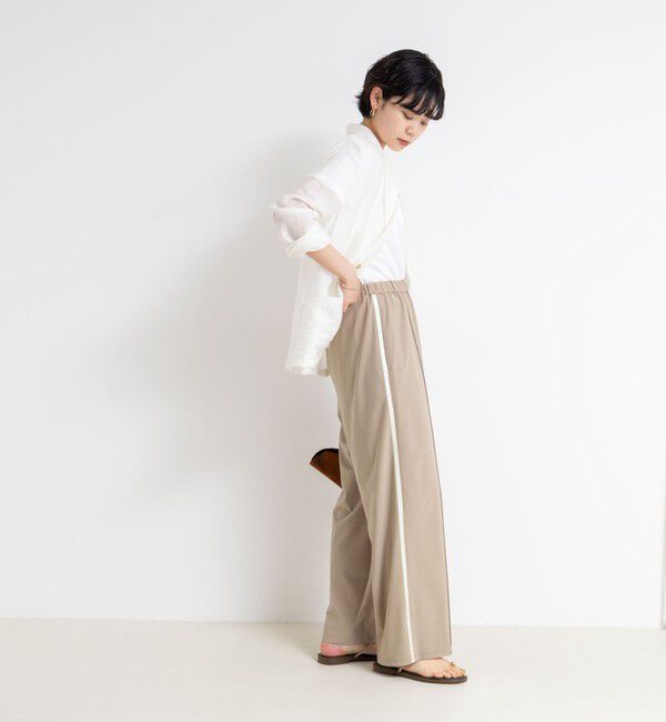NOLLEY'S sophi「ウォッシャブルサイドライントリコットパンツ」|その他|