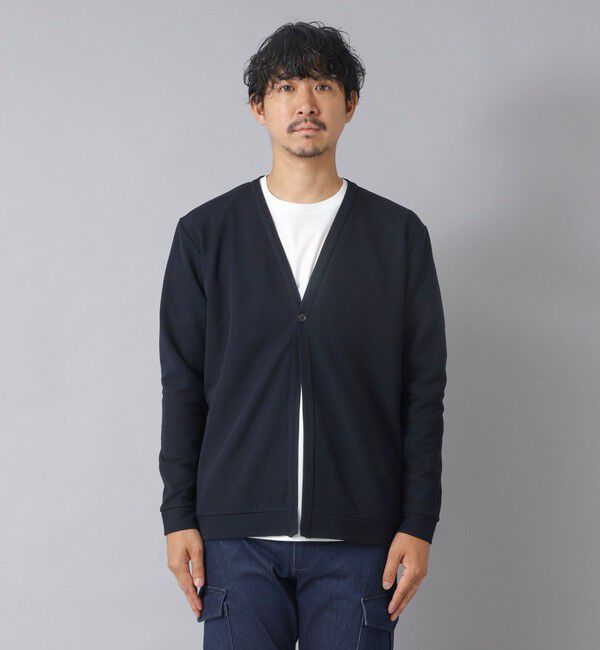 NOLLEY'S goodman「【ACTIVE SECT】《限定展開》ストレッチミラノリブワンボタンカーディガン 25AW」|カーディガン|