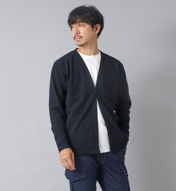 NOLLEY'S goodman「【ACTIVE SECT】《限定展開》ストレッチミラノリブワンボタンカーディガン 25AW」|カーディガン|