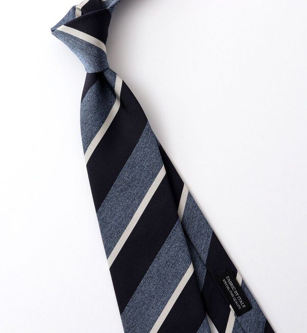 NOLLEY'S goodman「CANEPAメランジストライプ 26SSコレクション」|ネクタイ・蝶ネクタイ|ネイビー系1