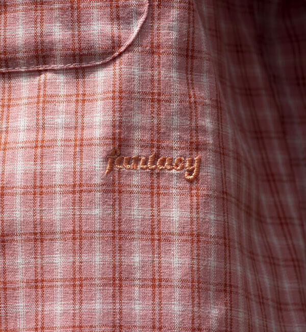 GLOSTER「【GLOSTER/グロスター】チェック半袖シャツ ボタンダウン ワンポイントロゴ刺繍入り」|シャツ・ブラウス|