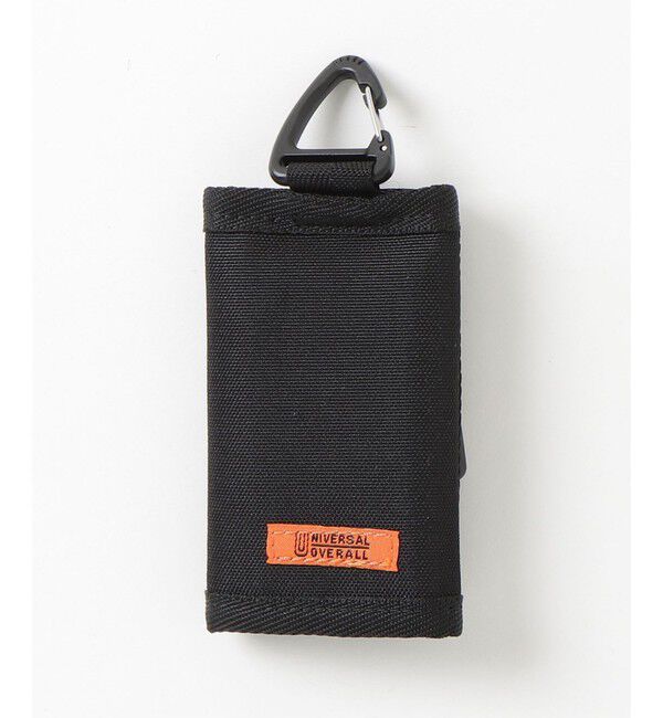 GLOSTER「【UNIVERSAL OVERALL】コンパクトウォレット 三つ折り ミニ財布」|財布|ブラック