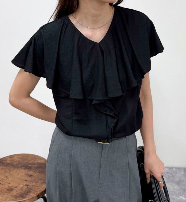 fredy emue「ラッフルカットソーブラウス」|Tシャツ・カットソー|