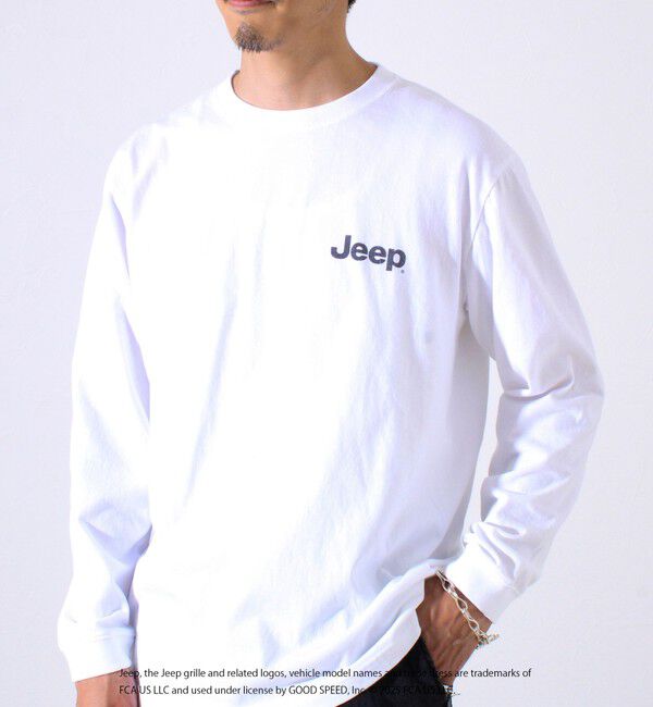 GLOSTER「【GOOD ROCK SPEED】Jeep / ジープ バックプリント ロングスリーブTシャツ ロンT」|Tシャツ・カットソー|