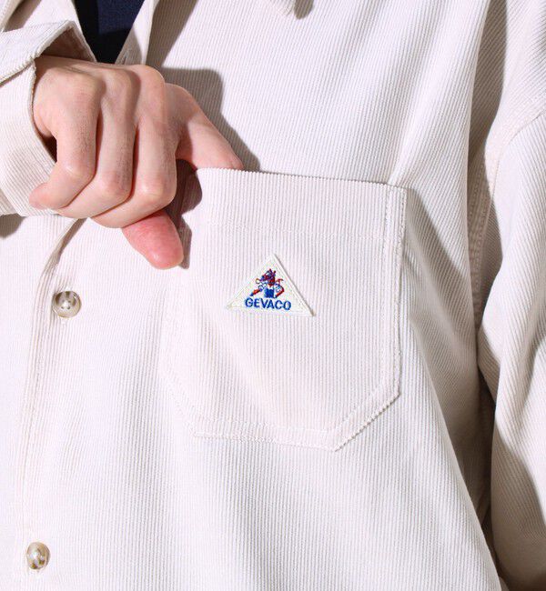 GLOSTER「【セットアップ対応】【GEVACO】コーデュロイ ワークシャツ」|シャツ・ブラウス|