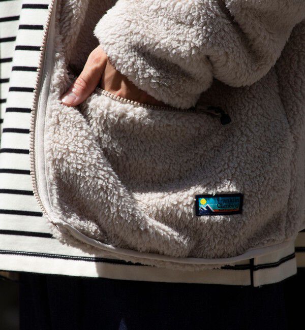 GLOSTER「【Franklin Climbing】カスケード シェルパフリースカーディガン」|カーディガン|