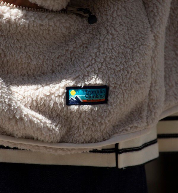 GLOSTER「【Franklin Climbing】カスケード シェルパフリースカーディガン」|カーディガン|