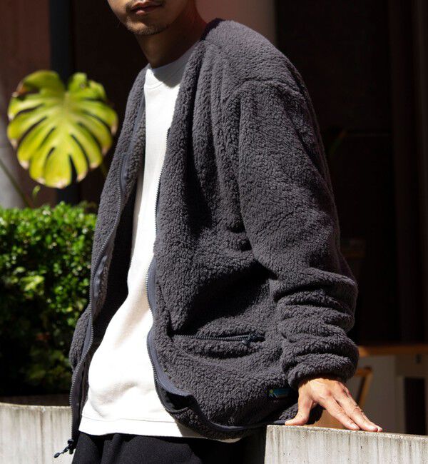 GLOSTER「【Franklin Climbing】カスケード シェルパフリースカーディガン」|カーディガン|