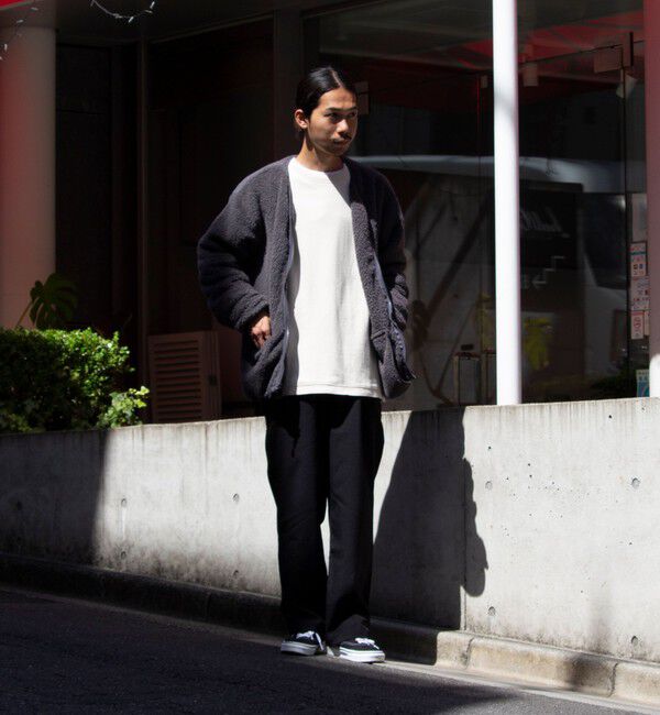 GLOSTER「【Franklin Climbing】カスケード シェルパフリースカーディガン」|カーディガン|