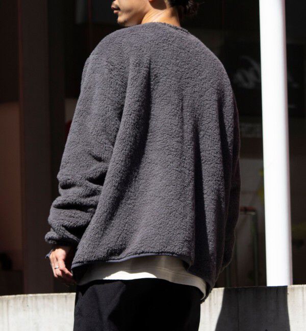 GLOSTER「【Franklin Climbing】カスケード シェルパフリースカーディガン」|カーディガン|