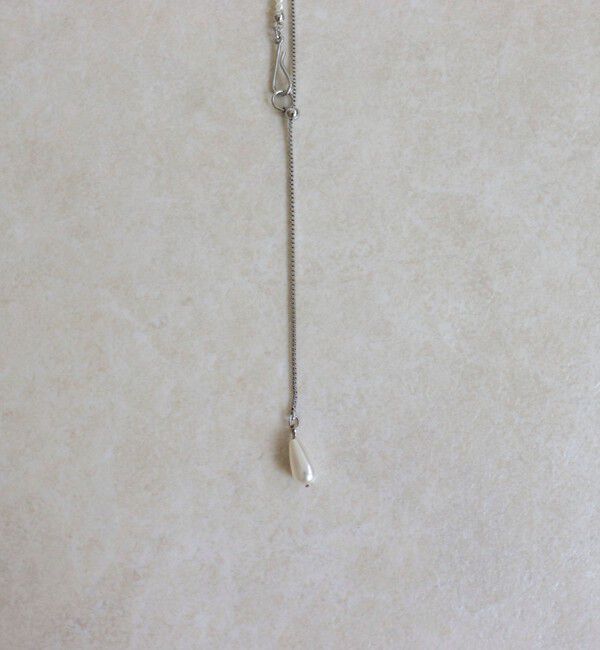 fredy emue「ドロップパールフックネックレス」|ネックレス|