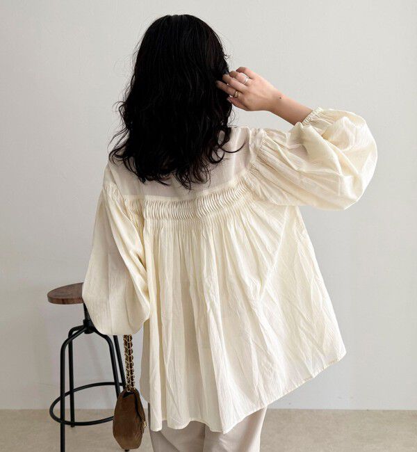 fredy emue「【GEVACO/ゲバコ】ピンタックブラウス」|シャツ・ブラウス|