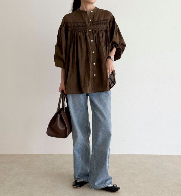 fredy emue「【GEVACO/ゲバコ】ピンタックブラウス」|シャツ・ブラウス|