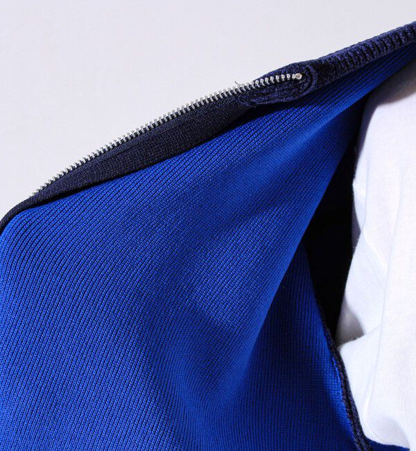 GLOSTER「【チクチクしないニットシリーズ】モールダブルフェイス クルージップカーデ」|カーディガン|