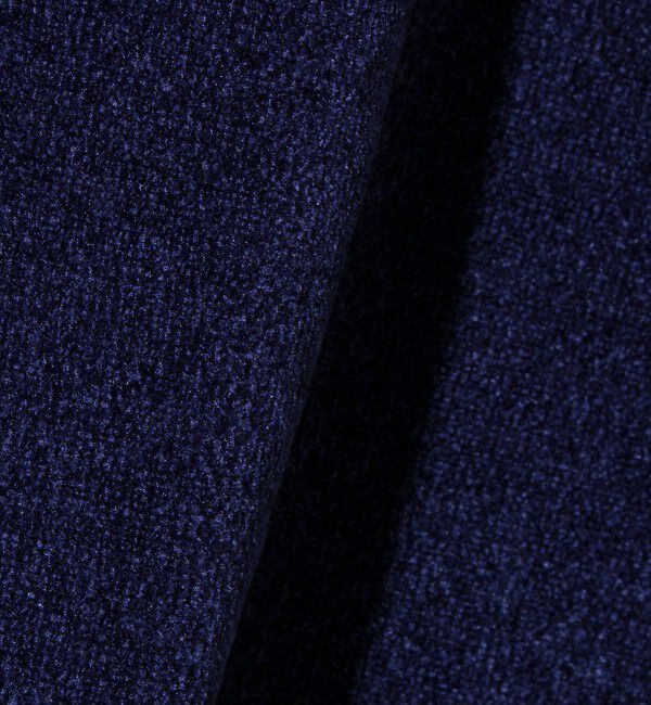 GLOSTER「【チクチクしないニットシリーズ】モールダブルフェイス クルージップカーデ」|カーディガン|