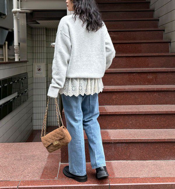 fredy emue「ヘンリーネックニットプルオーバー」|ニット・セーター|