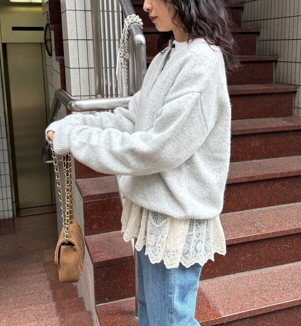 fredy emue「ヘンリーネックニットプルオーバー」|ニット・セーター|