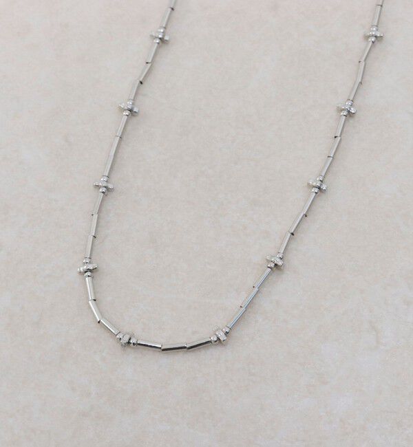 fredy emue「クロスビーズミドルネックレス」|ネックレス|