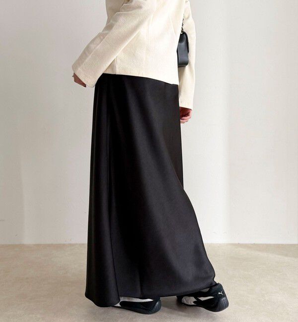 fredy emue「ヘビーサテンバイアススカート」|スカート|