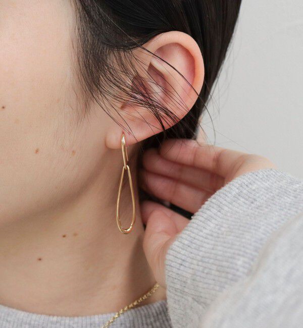 fredy emue「ドロップフレームフックピアス」|ピアス|