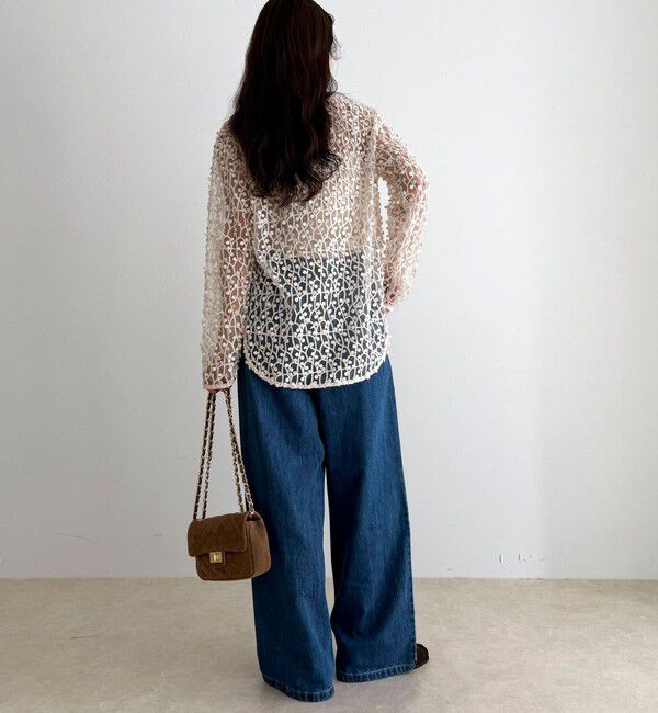 fredy emue「《セットアップ対応》フォーカスドット刺繍プルオーバー」|シャツ・ブラウス|