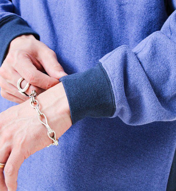 GLOSTER「【一枚でサマになる】ブークレ配色ラインプルオーバー」|Tシャツ・カットソー|