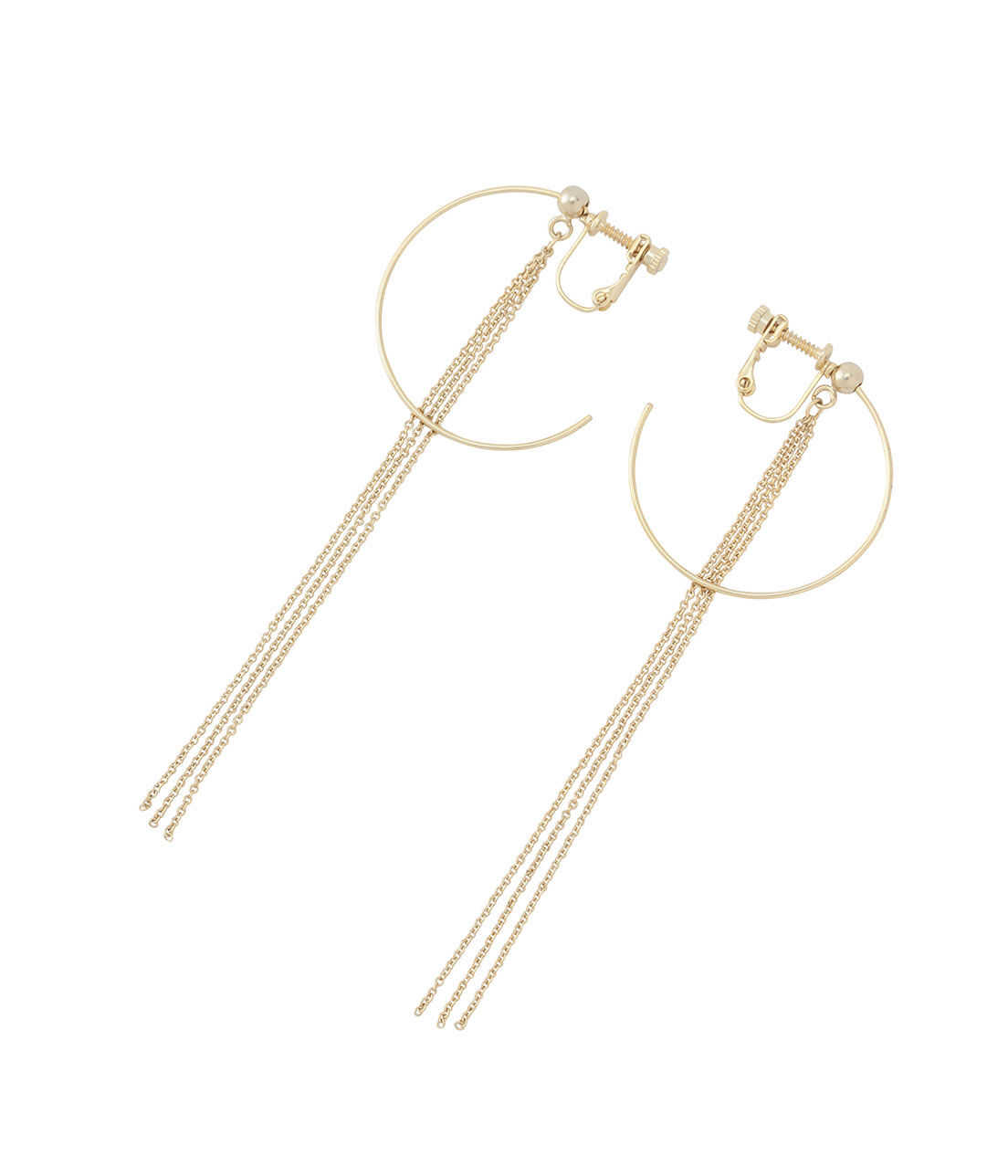 SALON adam et rope'「【SALONオリジナルBOX付き】14KGFフープイヤリング」|イヤリング|