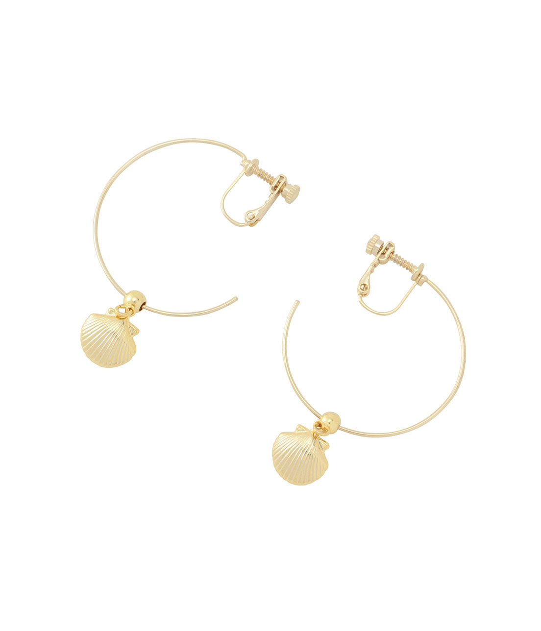 SALON adam et rope'「【SALONオリジナルBOX付き】14KGFフープイヤリング」|イヤリング|