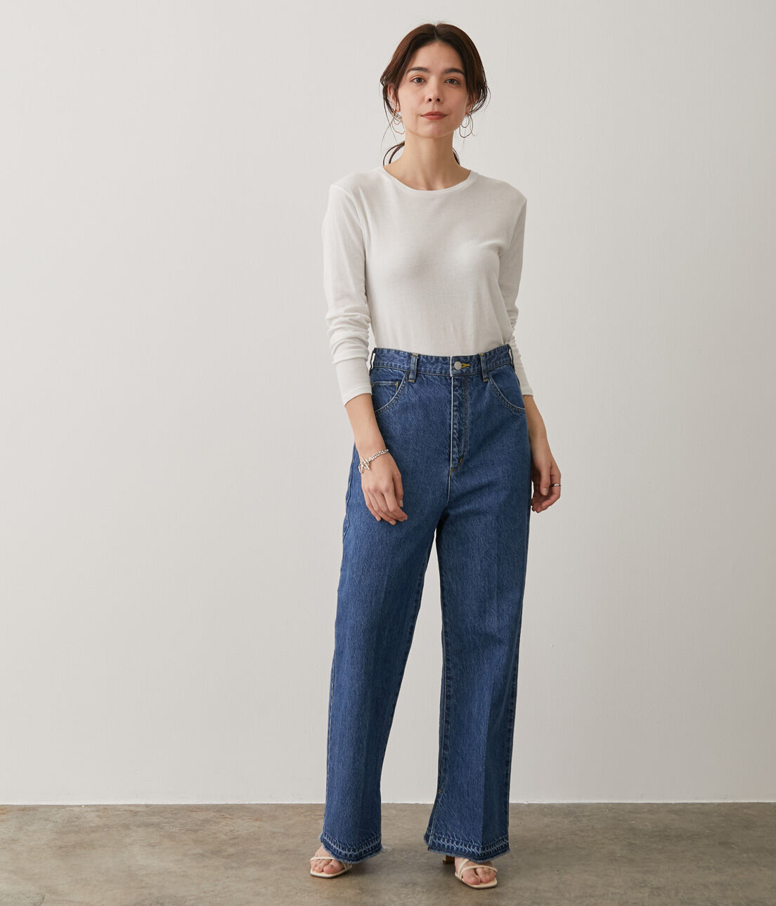 SALON adam et rope'「【Smile Cotton】クルーネックプルオーバー」|Tシャツ・カットソー|