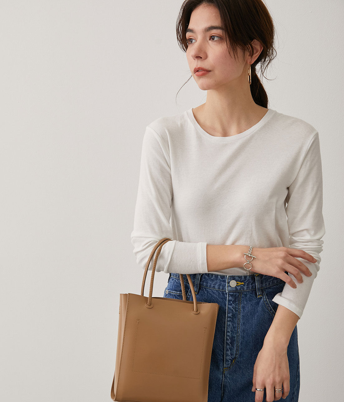 SALON adam et rope'「【Smile Cotton】クルーネックプルオーバー」|Tシャツ・カットソー|