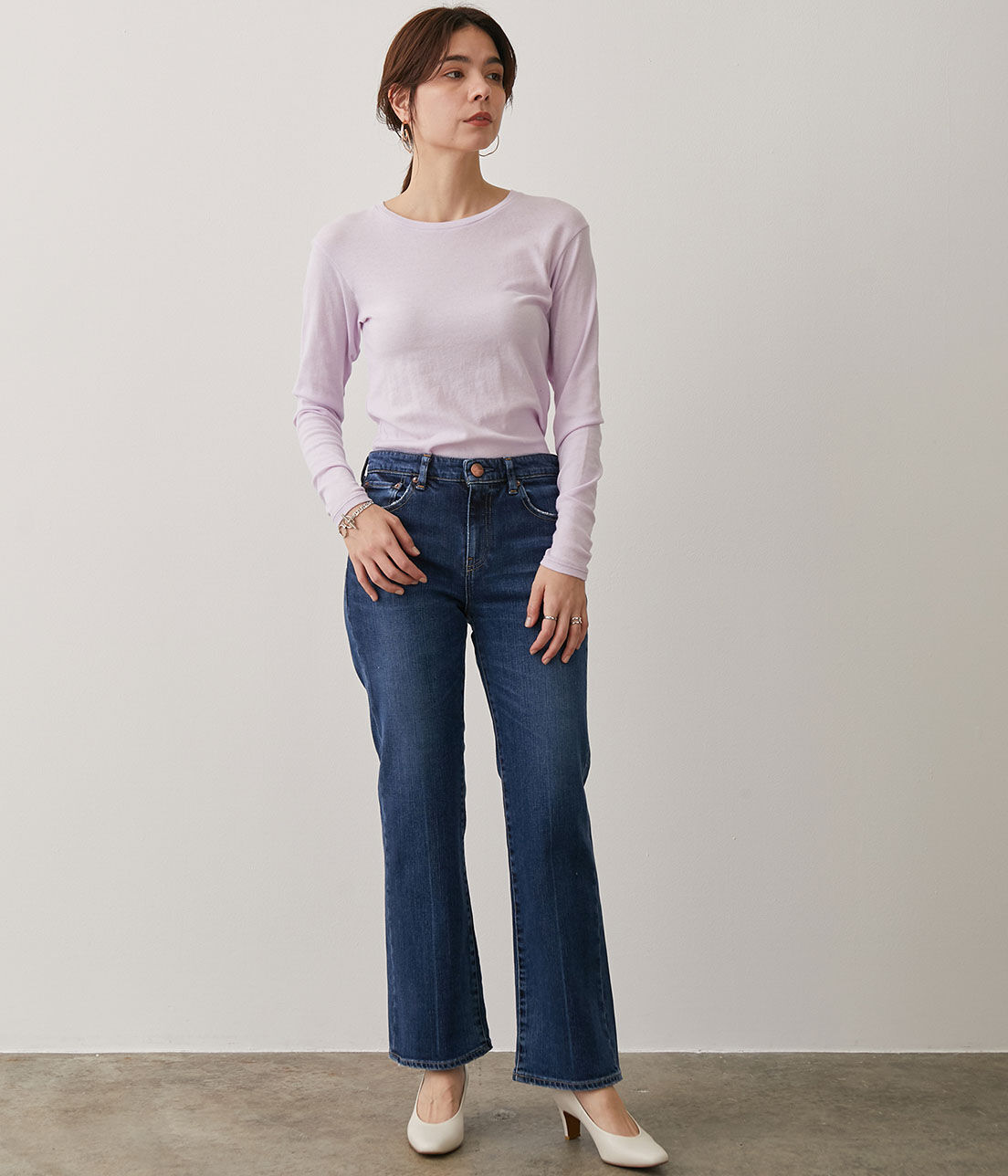 SALON adam et rope'「【Smile Cotton】クルーネックプルオーバー」|Tシャツ・カットソー|