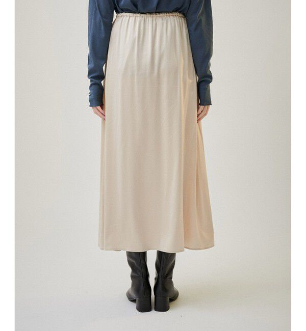 SALON adam et rope'「シルクフレアースカート【セットアップ対応】【洗える】」|スカート|