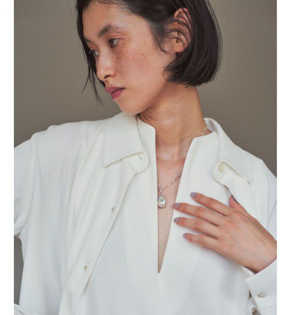 SALON adam et rope'「KINANポンチシャツ【洗える】」|シャツ・ブラウス|