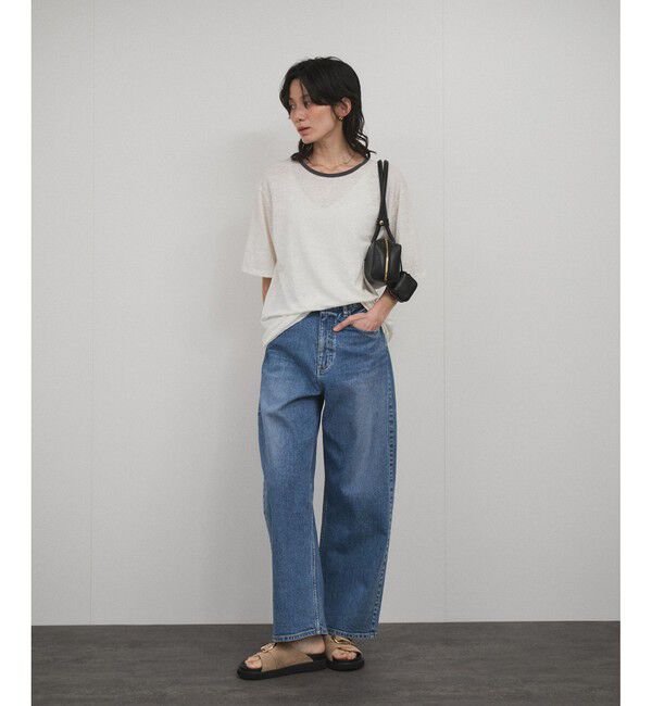 SALON adam et rope'「スプリットレザーワイドバッグ」|ショルダー・メッセンジャー|